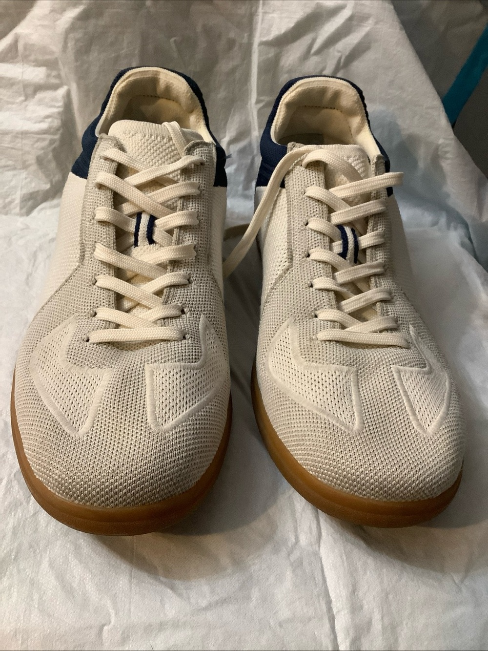 Rothy's The RS01 Sneakers In The Hudson Colorway Blue Knit Washable Men's 11 - Picture 4 of 12